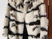 Vintage triušio kailinukai S dydis