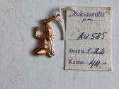 Auksinis nenaudotas pakabukas Zodiakas Mergelė - nuotraukos Nr. 2