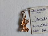 Auksinis nenaudotas pakabukas Zodiakas Mergelė - nuotraukos Nr. 5
