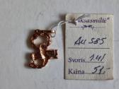 Auksinis nenaudotas pakabukas zodiakas Skorpionas - nuotraukos Nr. 5