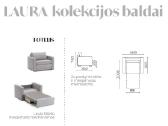 Fotelis Laura (Magrės Baldai) - nuotraukos Nr. 5
