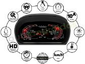 Bmw 3 E90 E91 E92 E93 2004-12 LCD spidometras - nuotraukos Nr. 5