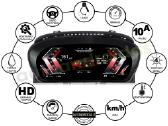 Bmw 5 E60 E61 6 E63 E64 2004-10 LCD spidometras - nuotraukos Nr. 4