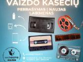 Vaizdajuosčių / Kasečių perrašymas į naujas laikme