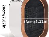 1200w mini nešiojamas stalinis šildytuvas biurui, - nuotraukos Nr. 2