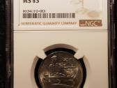 Latvija 1922 50 santimu Ms63 Ngc