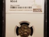 Estija 1924 1 marka Ms64 Ngc