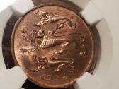 Estija 1931 5 sentij Ms63 Rb Ngc - nuotraukos Nr. 4