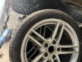 4 idealūs Porsche diskai su žieminėm padangomis. - nuotraukos Nr. 2