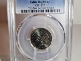 1999 1 litas Baltijos kelias Pcgs Ms66