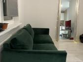 Smaragdines spalvos sofa - nuotraukos Nr. 3