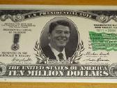 Banknotas suvenyrinis Ronald Reagan