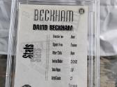 David Beckham 1999 Futera Fans Selection Korta - nuotraukos Nr. 2