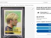 David Beckham 1999 Futera Fans Selection Korta - nuotraukos Nr. 5