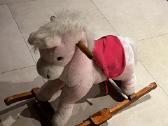 Supamas medinis arkliukas supuoklė minkstas