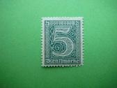 Dienstmarken Vokietija 1920 5pf vdm16s