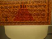 10 Reichspfennig Karo Kalinių 2 Pasaulinis Karas - nuotraukos Nr. 3