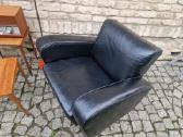 Vintažinis mid century prabangus odinis fotelis - nuotraukos Nr. 4
