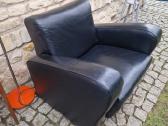 Vintažinis mid century prabangus odinis fotelis - nuotraukos Nr. 15