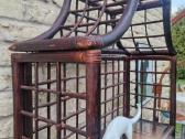 Vintažinė mid century ratango etažerė - nuotraukos Nr. 16