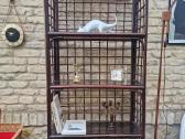 Vintažinė mid century ratango etažerė - nuotraukos Nr. 19