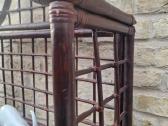 Vintažinė mid century ratango etažerė - nuotraukos Nr. 24