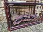 Vintažinė mid century ratango etažerė - nuotraukos Nr. 28