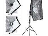 Rinkinys su 3x135w softbox + gervės alkūnė - nuotraukos Nr. 2