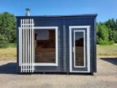 Lauko mobilios medinės pirtys 2.3x3.5m - nuotraukos Nr. 3