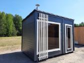 Lauko mobilios medinės pirtys 2.3x3.5m - nuotraukos Nr. 4