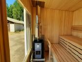 Lauko mobilios medinės pirtys 2.3x3.5m - nuotraukos Nr. 7