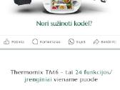 Thermomix Tm6 Tm5 išmanieji virtuvės kombainai - nuotraukos Nr. 7