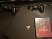 Playstation 4 pro,+2 controller,+1 game. - nuotraukos Nr. 2
