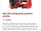 Hilti Nuron juostinis pjuklas
