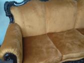 Sofa medinių rėmu - nuotraukos Nr. 2