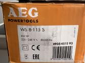 Kampinis šlifuoklis Aeg Ws 8-115s - nuotraukos Nr. 5