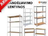 Sandėliavimo lentynos ir stelažai - Gera Kaina!