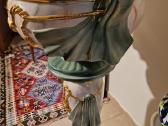 Vintažinė Art Nouveau porcelianinė vaza su stovu - nuotraukos Nr. 18