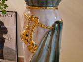 Vintažinė Art Nouveau porcelianinė vaza su stovu - nuotraukos Nr. 26