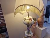Vintažinis mid century porcelian.stalo šviestuvas - nuotraukos Nr. 14