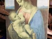 Vintažinis Paveikslas Marija su kūdikiu pigiai