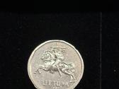 2 litai - moneta 1991 leidimo . Uct - nuotraukos Nr. 2