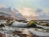 Aliejus, drobe 70 x 50 cm  400 euro - nuotraukos Nr. 13