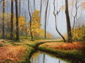 Aliejus, drobe 50 x 40 cm  300 euro - nuotraukos Nr. 11