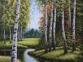 Aliejus, drobe 50 x 40 cm  250 euro - nuotraukos Nr. 12