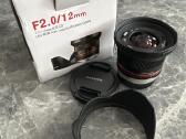 Samyang Fujifilm sistemai F2/12mm
