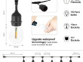 LED lauko, terasos, sodo, svenciu girliandos - nuotraukos Nr. 6