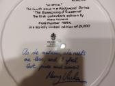 Nauna Wedgwood kolekcijinė lėkštė su sertifikatu - nuotraukos Nr. 3