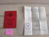 Karinis bilietas. Vu. 1945 m. Alytaus r.