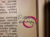 Knyga iš prof. Vaclovo Biržiškos bibliotekos - nuotraukos Nr. 11